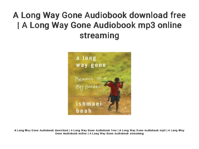 A long way gone mp3 download youtube
